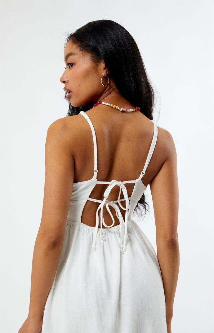 Womens Open Back Mini Dress Product Image