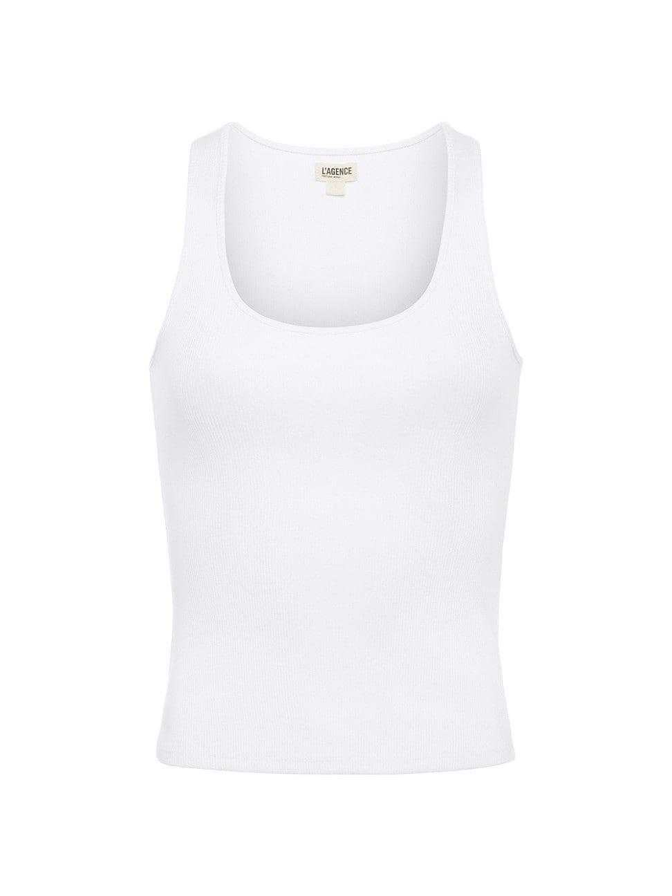 Womens Adira Rib-Knit Tank Product Image