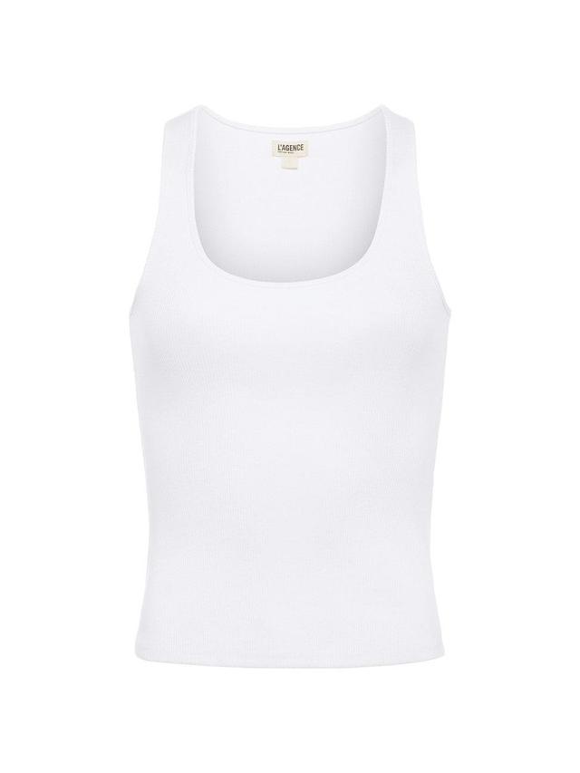 Womens Adira Rib-Knit Tank Product Image