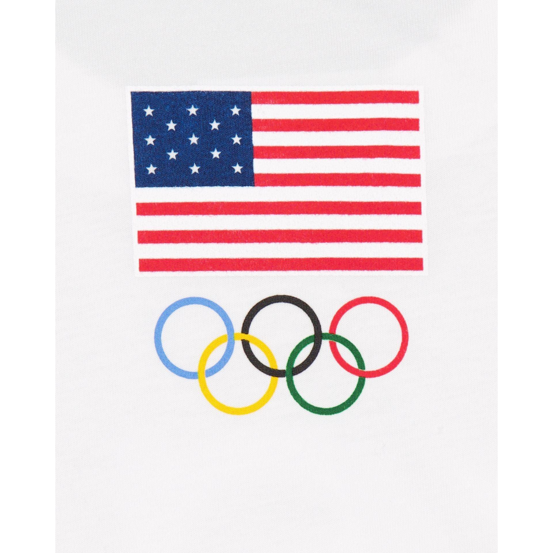 Team USA Olympics White T-Shirt Male Product Image