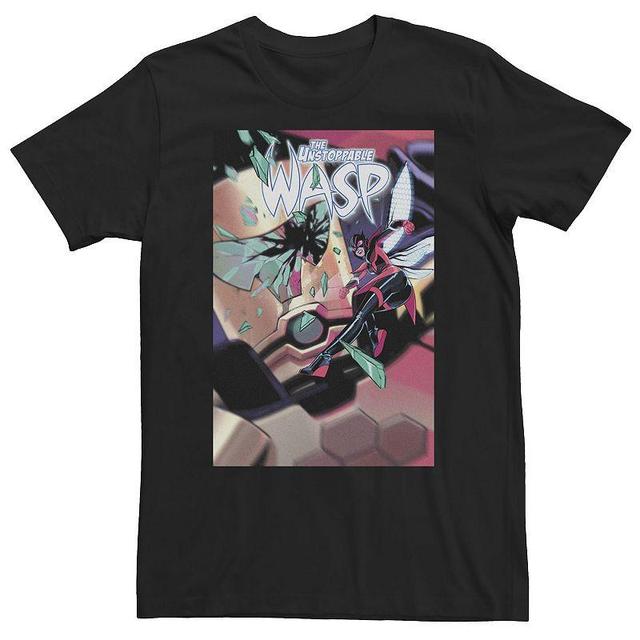 Big & Tall Marvel Unstoppable Wasp Against A.I.M. Cover Tee, Mens Product Image