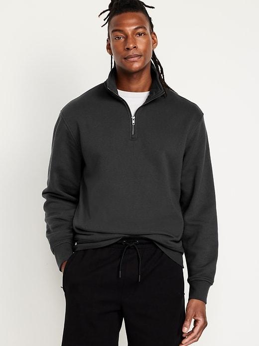 Oversized Fleece Quarter Zip Product Image