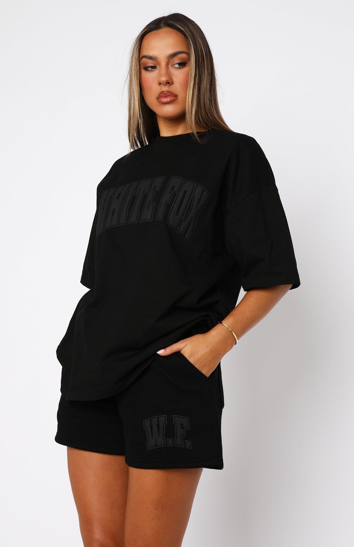 Decade Classics Varsity Oversized Tee Black Product Image