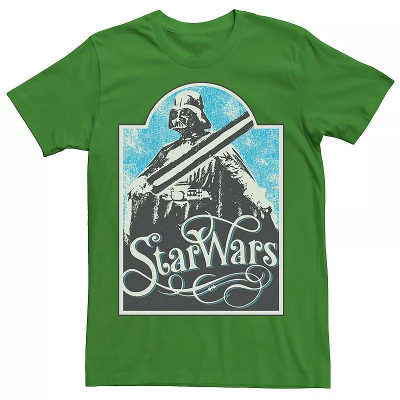 Mens Star Wars Retro Vader Poster Tee Product Image