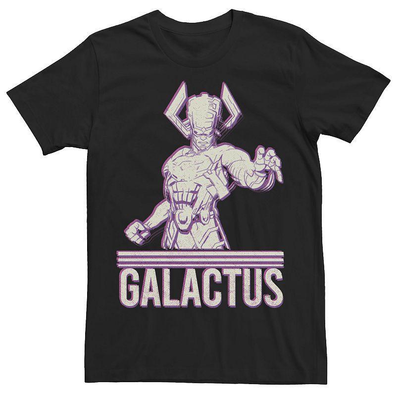 Mens Marvel Galactus 3D Purple Portrait Tee Product Image