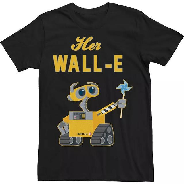 Big & Tall Disney / Pixar Wall-E Her Wall-E Couples Tee, Mens Product Image