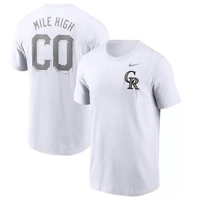 Mens Nike Colorado Rockies Mile High Hometown T-Shirt Product Image