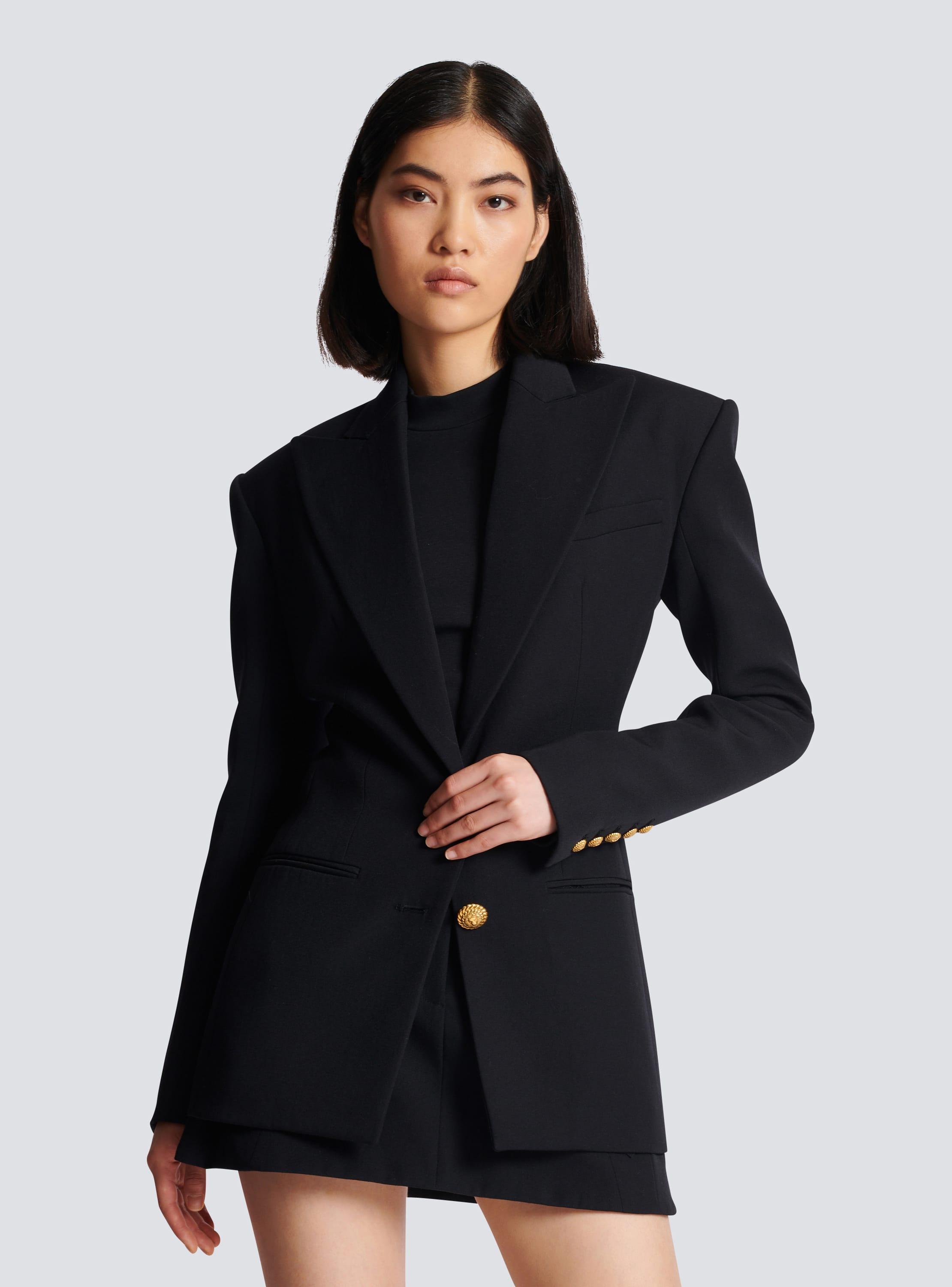 2-button cinched-waist jacket Product Image