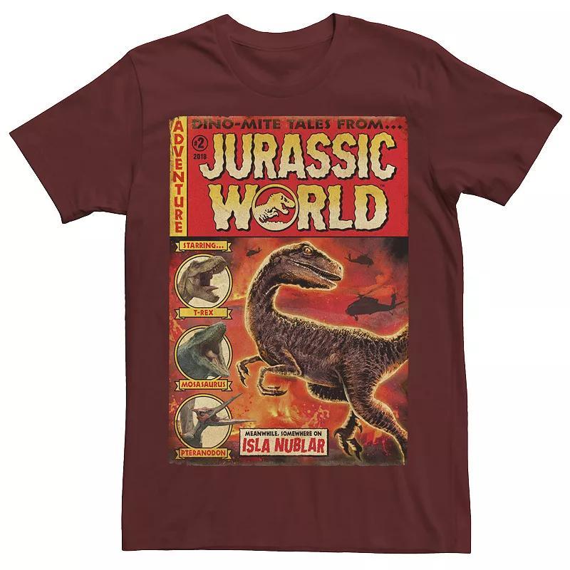 Mens Jurassic World Two Dino-Mite Tales Vintage Tee Product Image