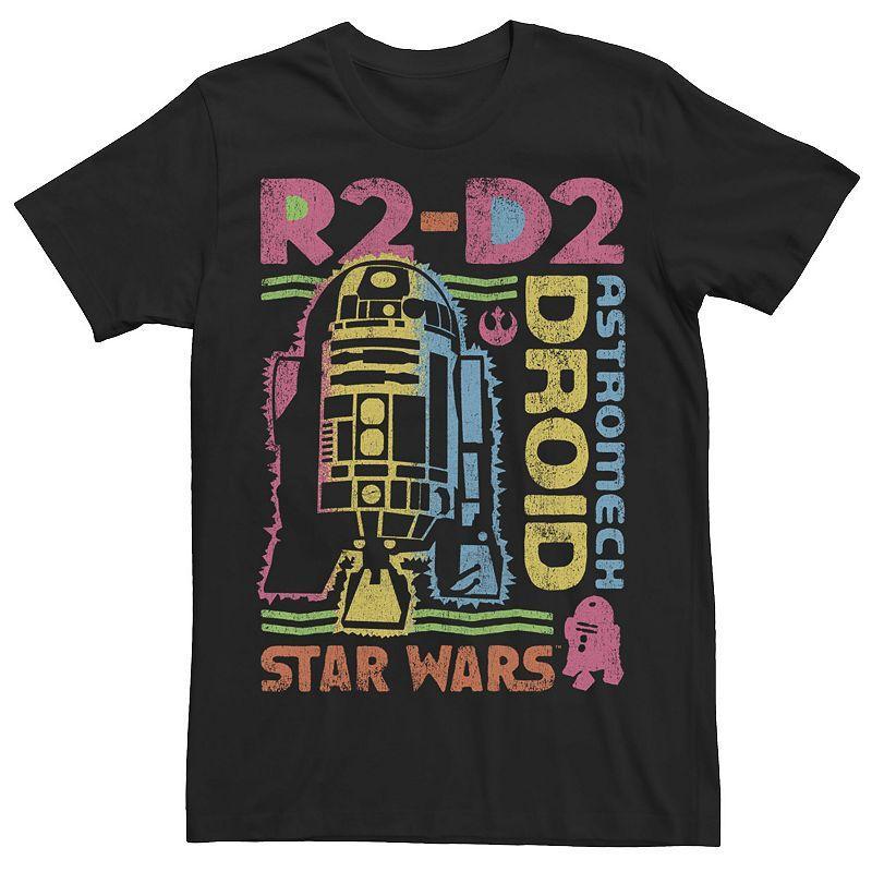 Mens Star Wars Distressed Vintage Astromech Droid R2-D2 Tee Product Image