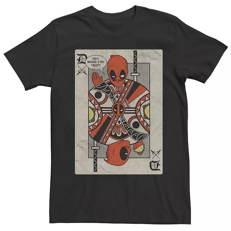 Mens Deadpool Playing Card Tee Product Image