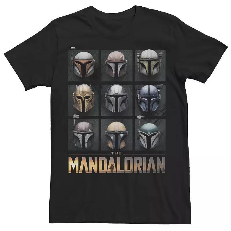 Mens Star Wars The Mandalorian Helmet Panels Tee Product Image