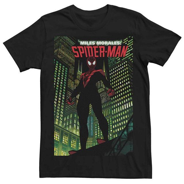 Mens Marvel Miles Morales Spider-Man Comic Cover Tee Product Image