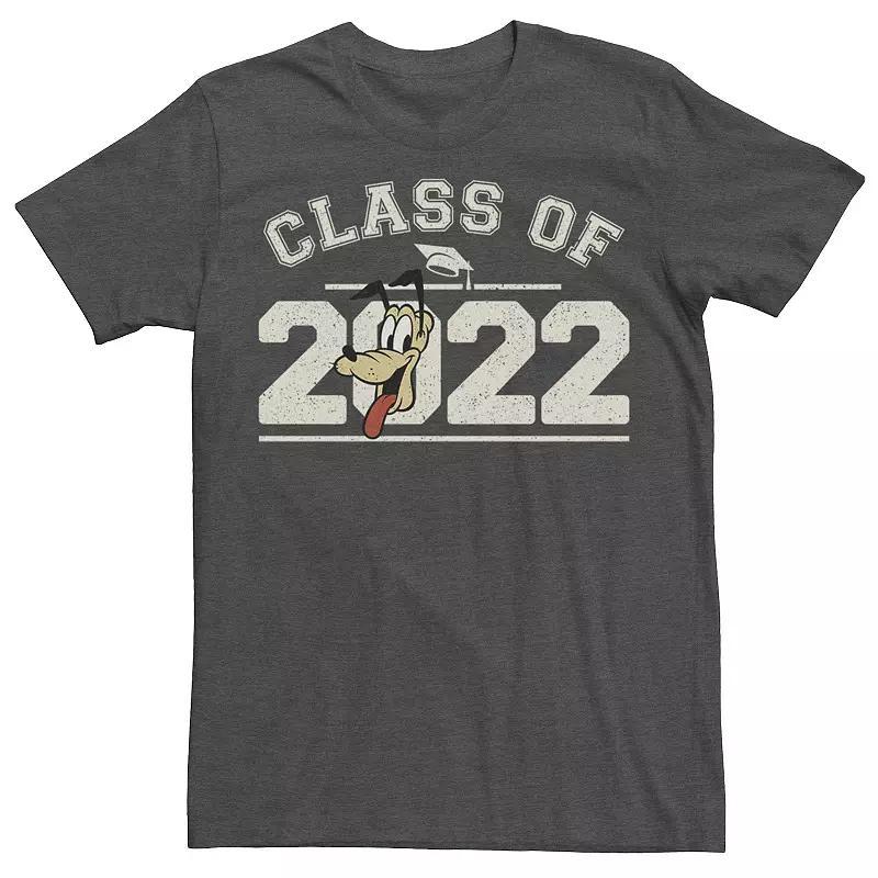 Disneys Mickey Classic Class Of 2022 Grad Pluto Mens Tee Grey Heather Product Image