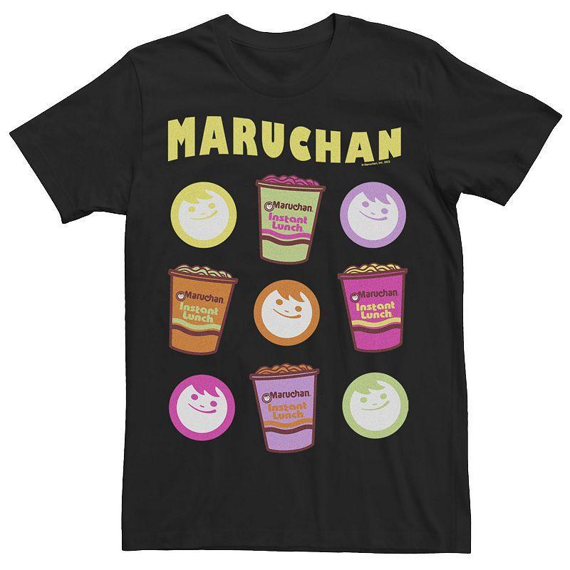 Mens Maruchan Neon Logo And Cup Icon Tee Product Image