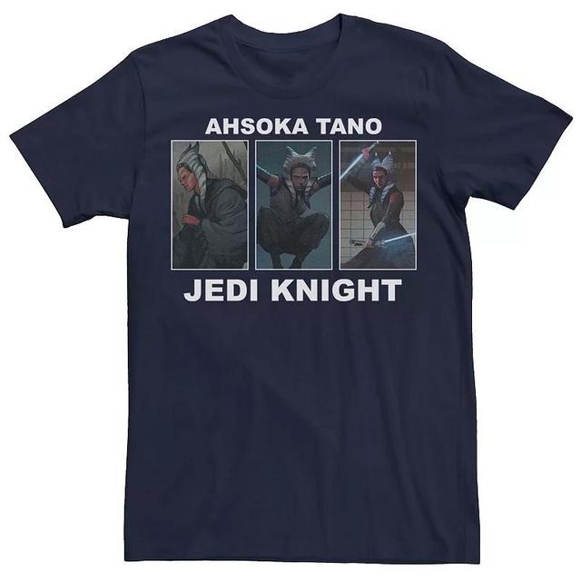 Big & Tall Star Wars: The Mandalorian Ahsoka Tano Jedi Knight Panels 13 Tee, Mens Blue Product Image