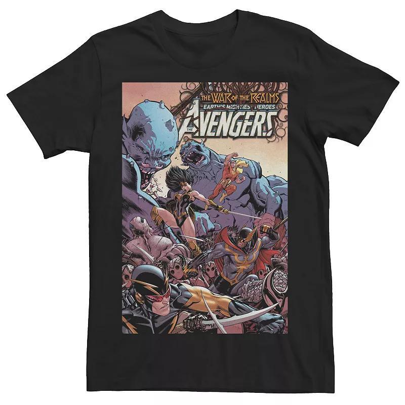 Mens Marvel Avengers The War of the Realms Comic Cover Tee Product Image