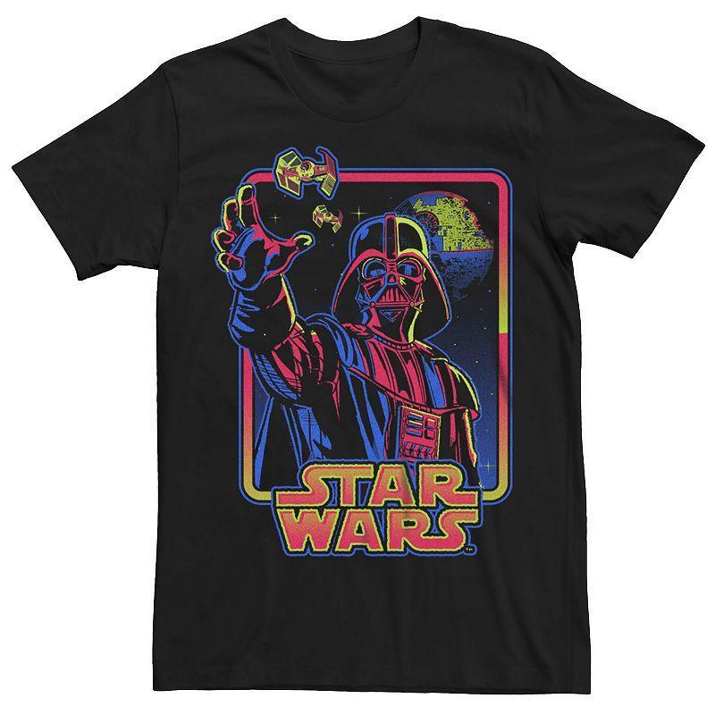 Big & Tall Star Wars Hyper Color Dark Side Tee, Mens Product Image