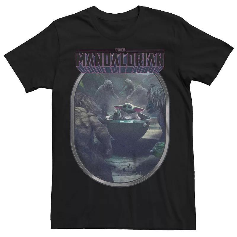 Mens Star Wars The Mandalorian Grogu In Flying Pod Graphic Tee Product Image