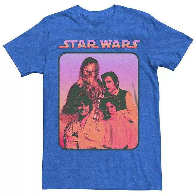 Mens Star Wars Family Frame Retro Photo Graphic Tee Product Image