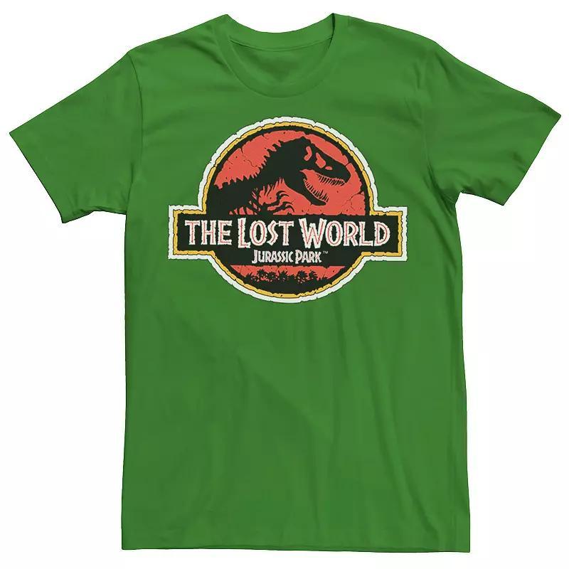 Mens Jurassic Park The Lost World Movie Logo Tee Grey Product Image