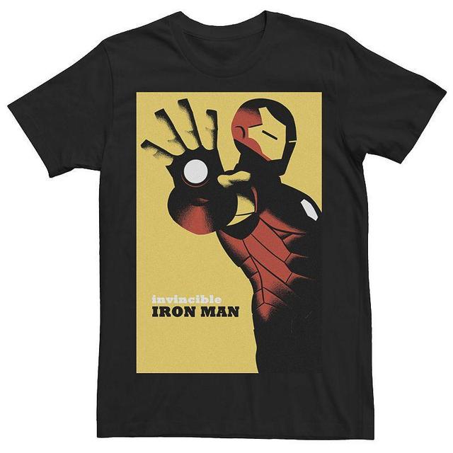 Mens Marvel Avengers Iron Man Golden Invincible Graphic Tee Product Image