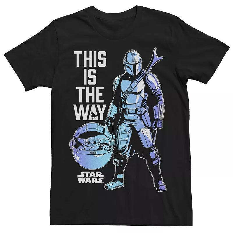 Mens The Mandalorian Grogu And Din Djarin Tee Product Image