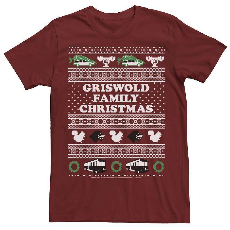 Mens Christmas Vacation Griswold Family Ugly Sweater Tee Product Image