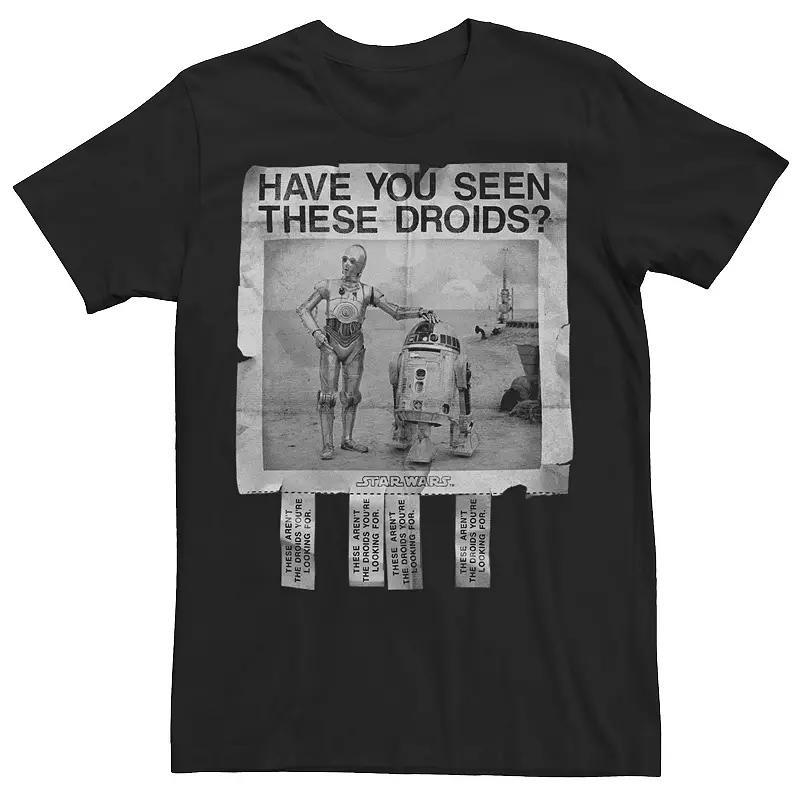 Mens Star Wars Have Seen These Droids Poster Tee Product Image