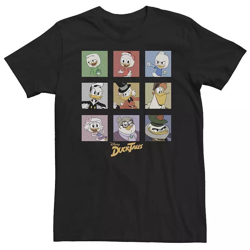 Big & Tall Disney DuckTales Group Shot Box Up Tee, Mens Product Image