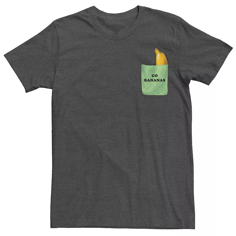 Mens Banana Graphic Tee Grey Heather Product Image