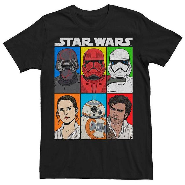 Mens Star Wars The Rise of Skywalker Character Grid Tee Product Image