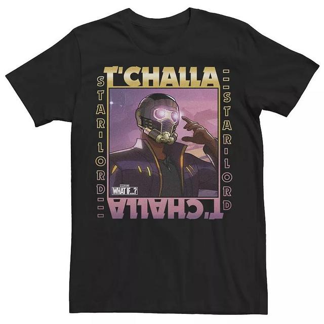 Mens Marvel What If TChalla Star Lord Poster Tee Product Image