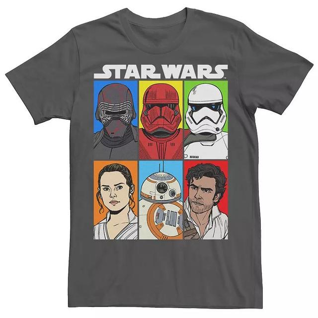 Mens Star Wars The Rise of Skywalker Character Grid Tee Product Image