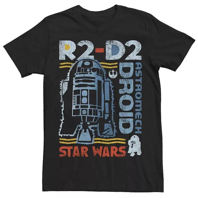 Mens Star Wars Distressed Vintage Astromech Droid R2-D2 Tee Product Image