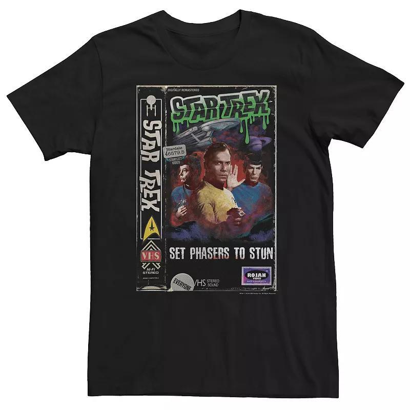 Big & Tall Star Trek VHS Movie Poster Tee, Mens Product Image