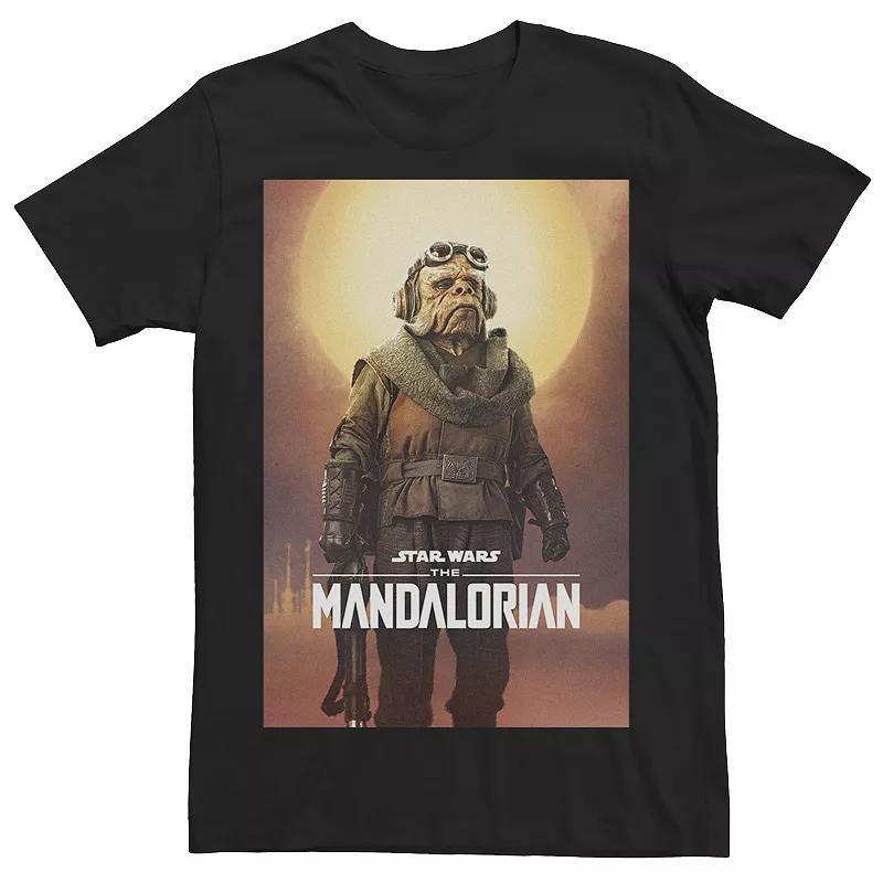 Mens Star Wars The Mandalorian Greef Karga Character Poster Tee Product Image