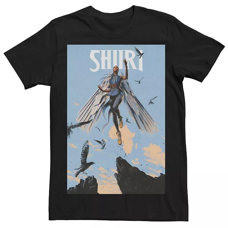 Mens Marvels Shuri Flight Comic Cover Tee Product Image