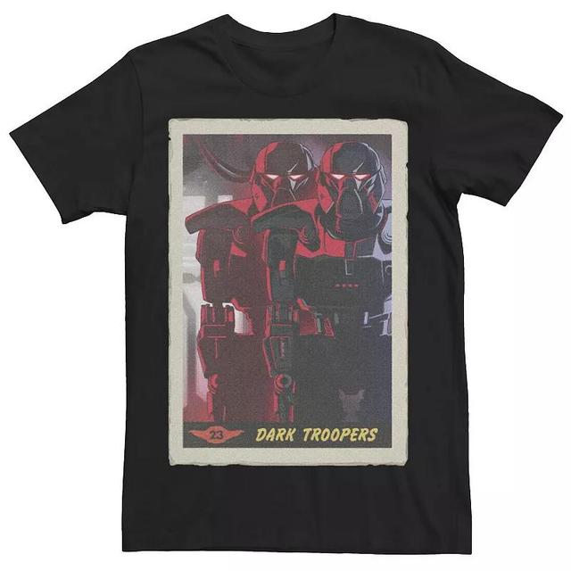 Mens Star Wars Dark Trooper Card Tee Product Image