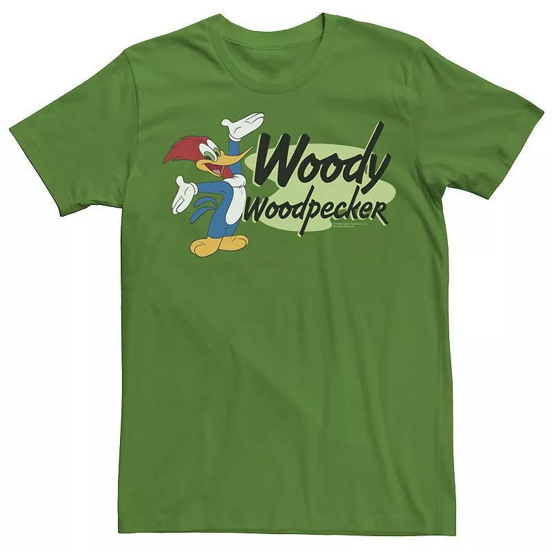 Mens Woody Woodpecker Vintage Logo Portrait Graphic Tee Product Image