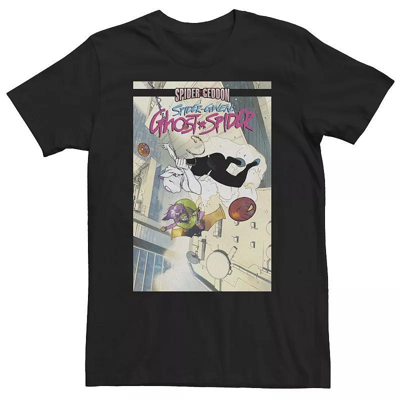 Big & Tall Marvel Spider-Gwen Stuck In Spider Verse Comic Tee, Mens Product Image