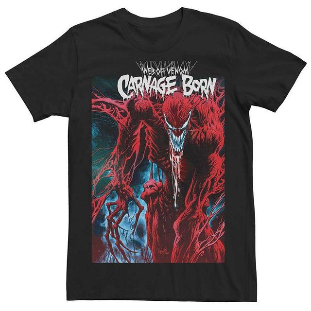 Mens Marvel Web Of Venom Carnage Born Poster Tee Product Image