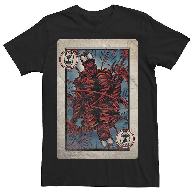 Mens Marvel Carnage Playing Card Tee Product Image