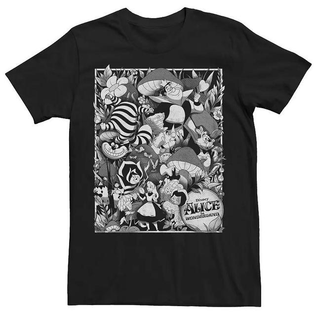 Big & Tall Disney Alice In Wonderland Movie Poster Graphic Tee, Mens Product Image