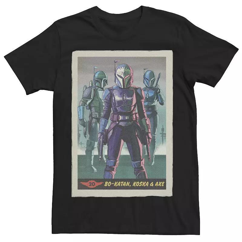 Mens The Mandalorian Bo Katan And Co Card Tee Product Image