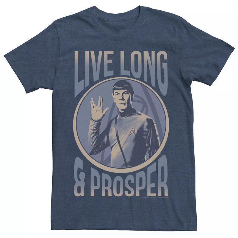 Juniors Star Trek TheOriginal Series Spock Live Long Portrait Tee, Girls Blue Product Image