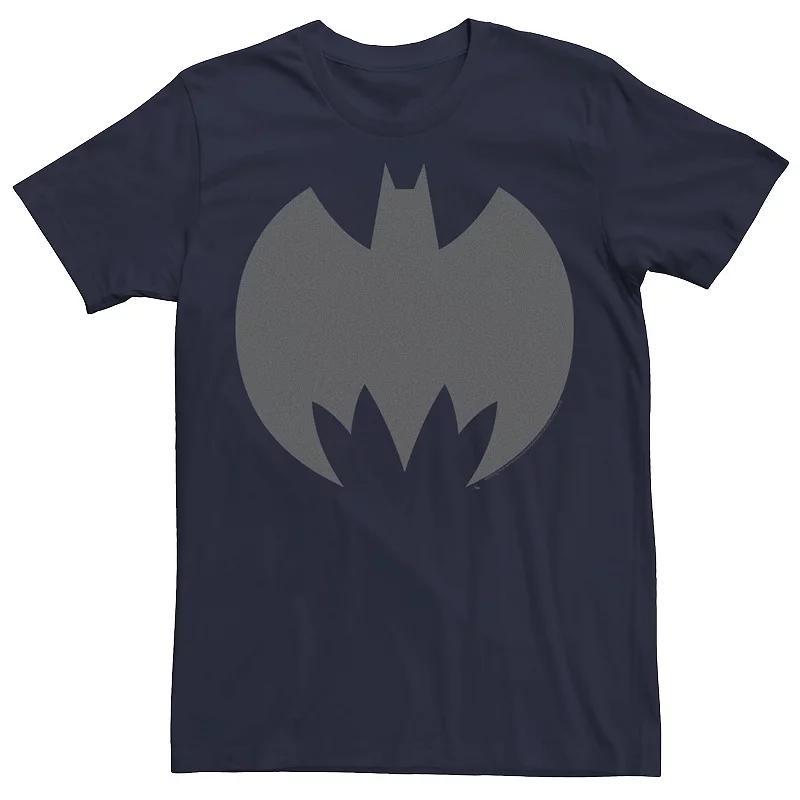 Mens Batman Water Print Logo Graphic Tee Grey Heather Product Image