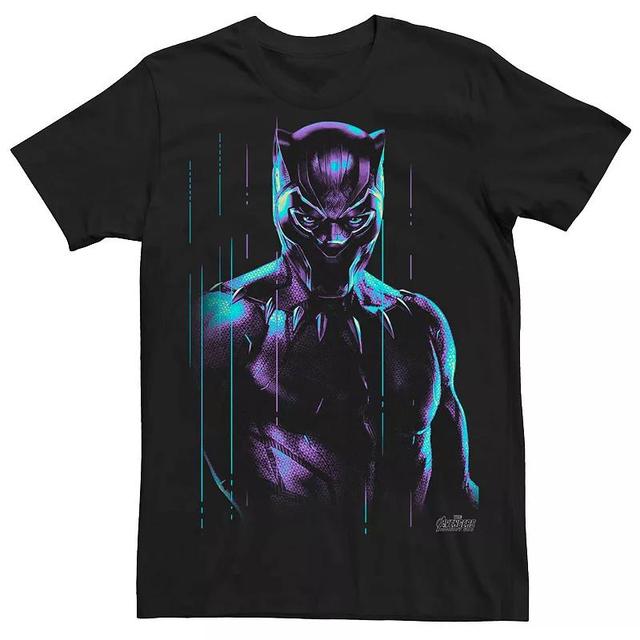 Mens Marvel Panther Retro Glow Graphic Tee Product Image