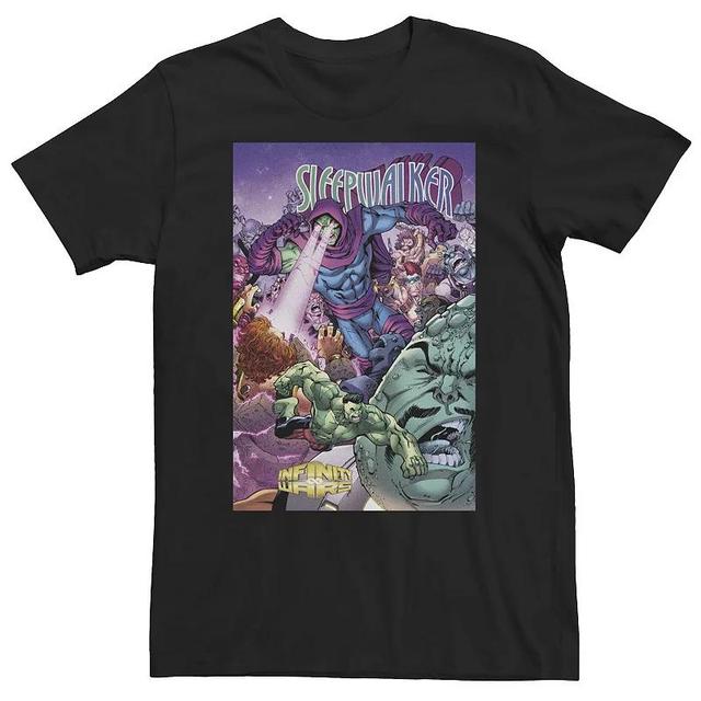 Big & Tall Marvel Sleepwalker Hulk Infinity Wars Comic Cover Tee, Mens Product Image