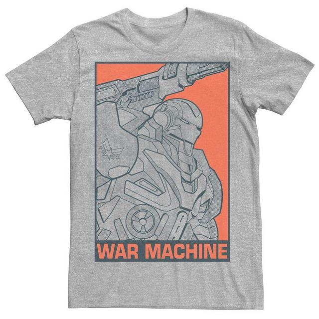 Mens Marvel Avengers Endgame War Machine Tee Athletic Grey Product Image